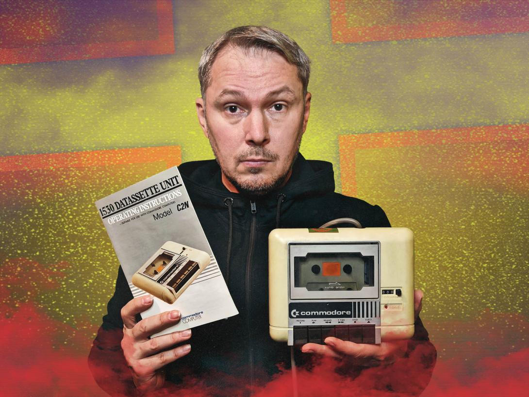 Commodore Datassette (1530 Datassette Unit Model C2N - Made in Taiwan, Ser. No. - JO4 712119)