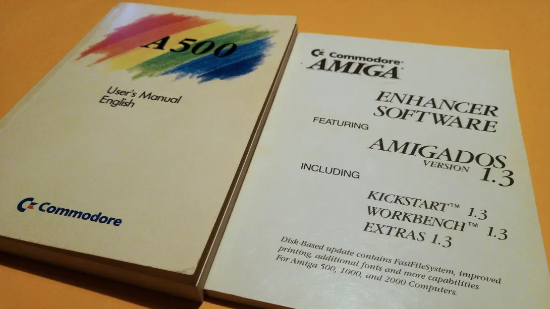 A500 User's Manual English Book, Commodore Amiga Enhancer Software (Commodore Amiga Enhancer Software featuring Amigados Version 1.3)