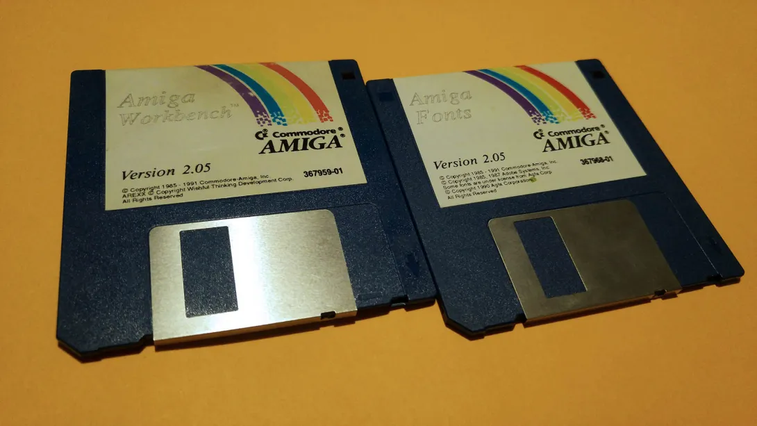 Amiga Workbench Version 2.05, Amiga Fonts Version 2.05