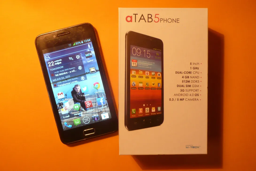 Második generációs aTab5 Phone
