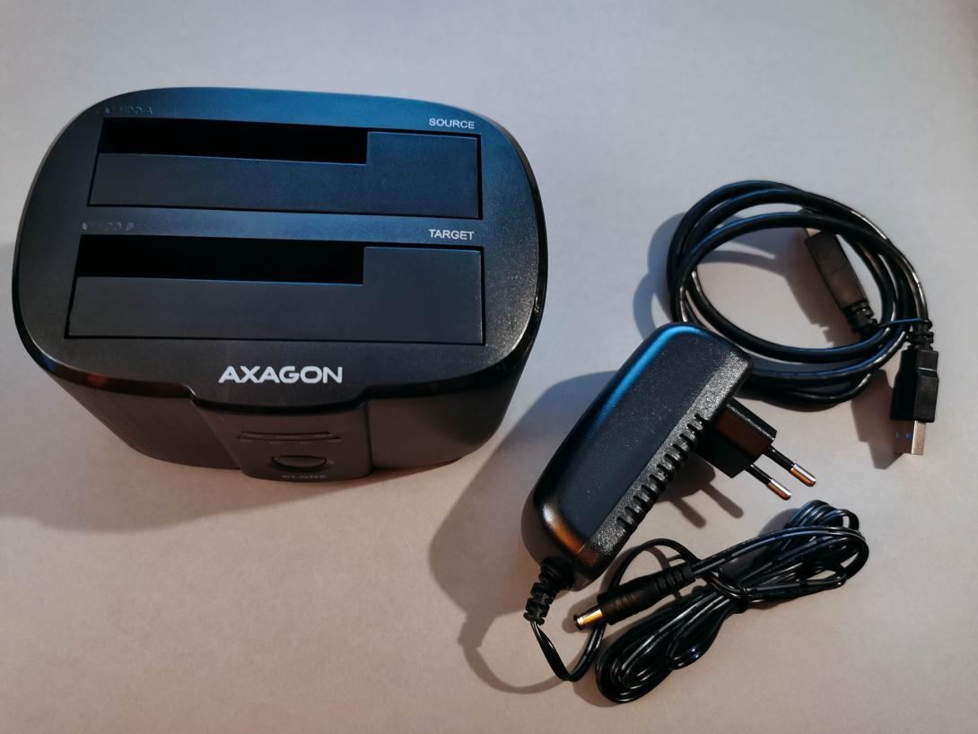 Axagon ADSA-ST fekete merevlemez dokkoló
