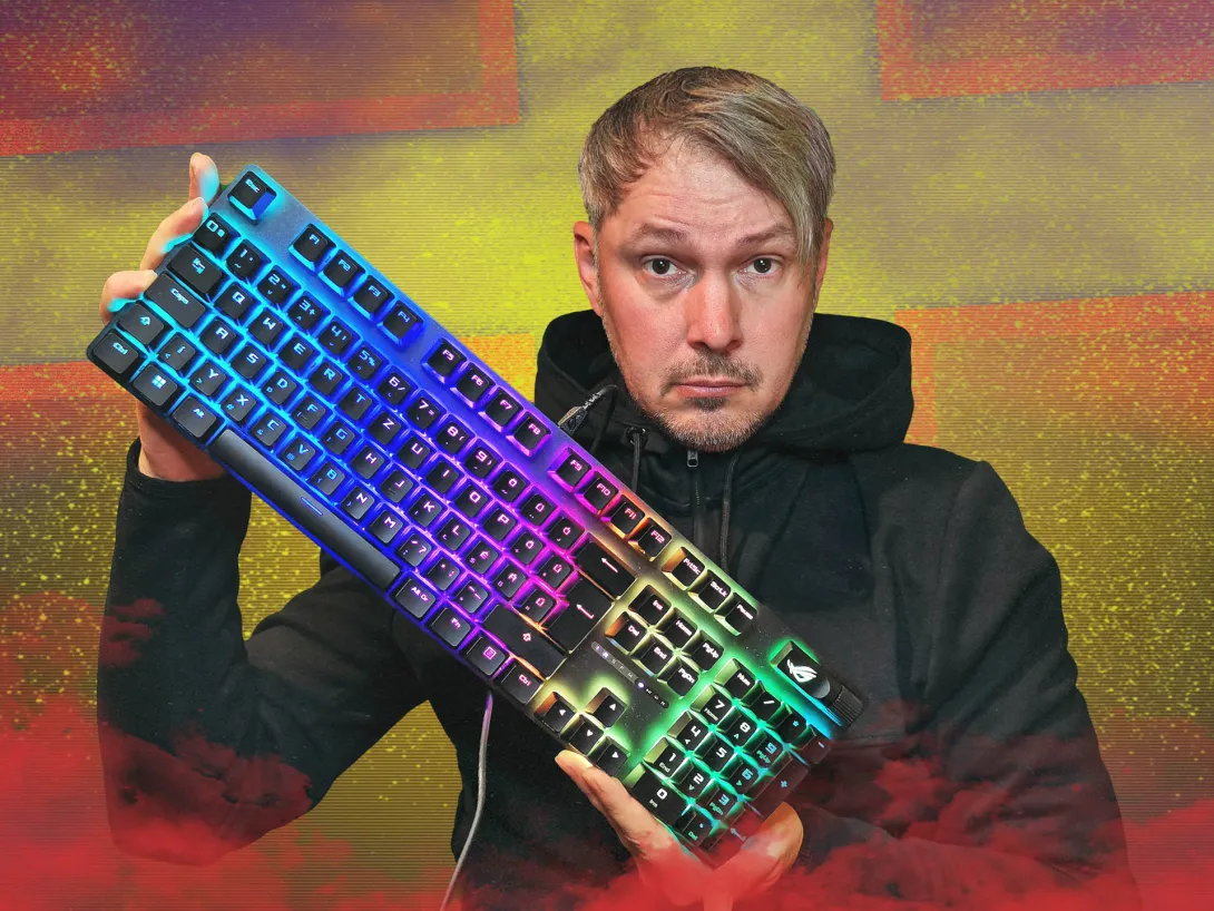 ASUS ROG Strix Scope II NX Snow mechanikus vezetékes billentyűzet