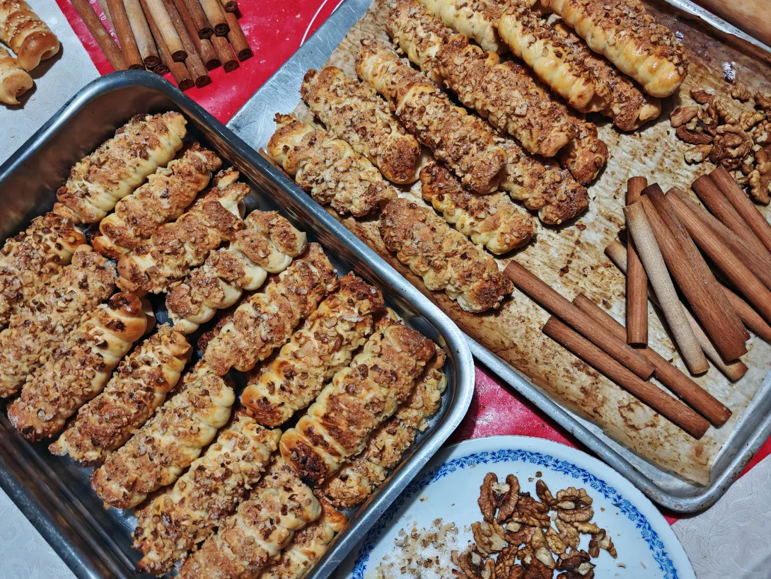A cirokszárra tekert kürtős, vagyis a cirkos kalács olyan, mint egy mini kürtőskalács