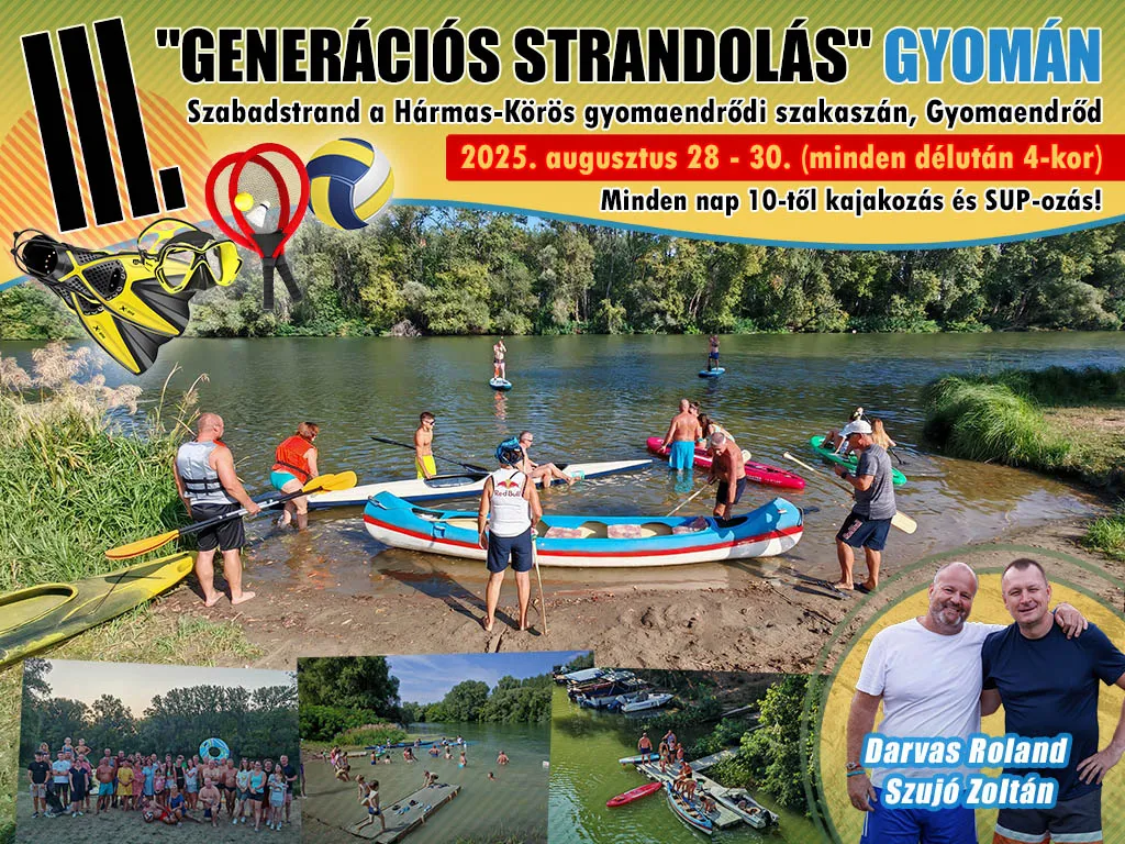 III. "Generációs strandolás" Gyomán