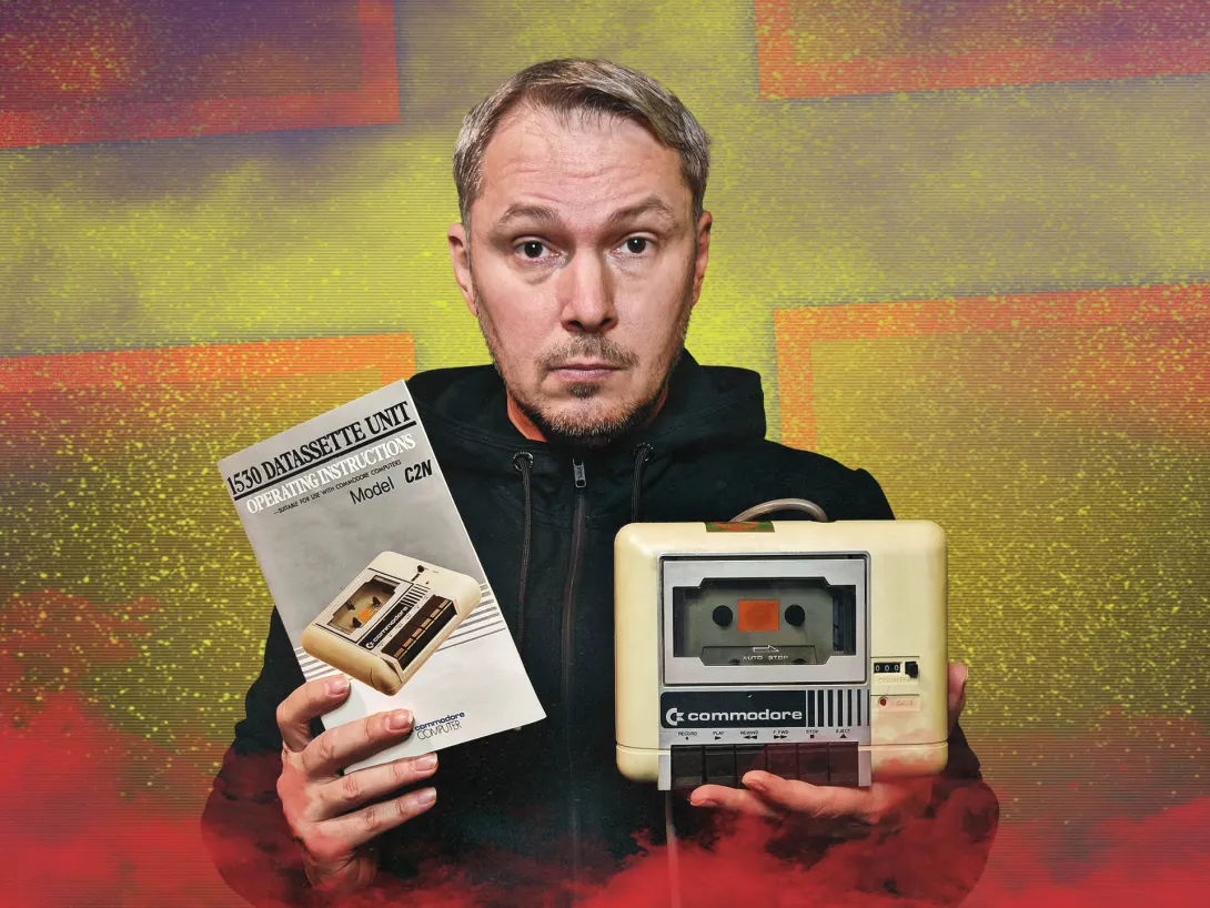 Commodore Datassette (1530 Datassette Unit Model C2N - Made in Taiwan, Ser. No. - JO4 712119)