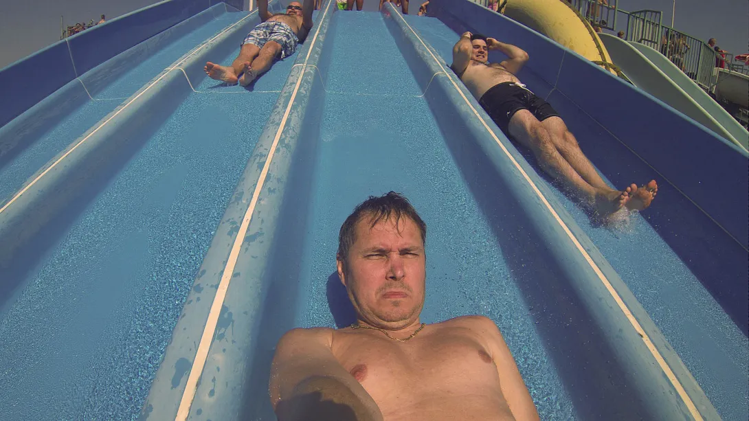 Hajdúszoboszló, Hungarospa, Aquapark (Négypályás versenycsúszda)