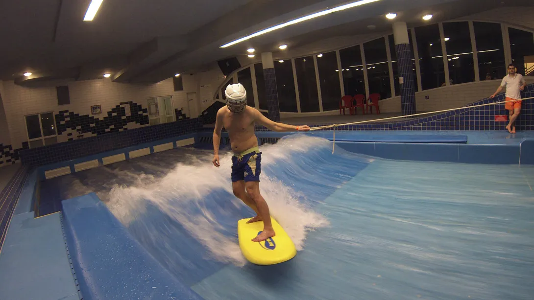 Hajdúszoboszló, Hungarospa, Aqua Palace szörf / surfing épület