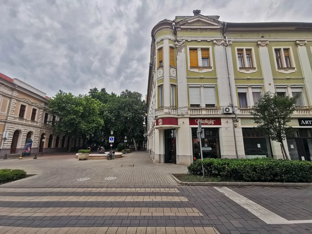 Sétálóutca (Andrássy út) részlet, Békéscsaba