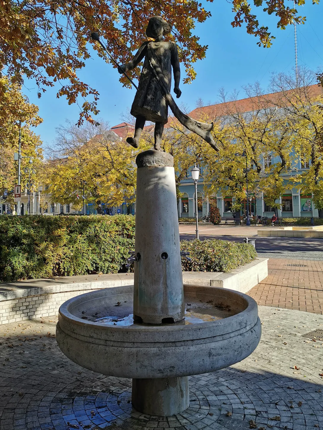 Angyalos ivókút (Részeges angyal), Békéscsaba