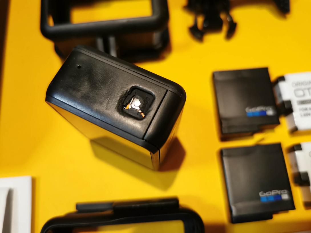 Gumi vetemedés, deformálódás, GoPro HERO7 Black