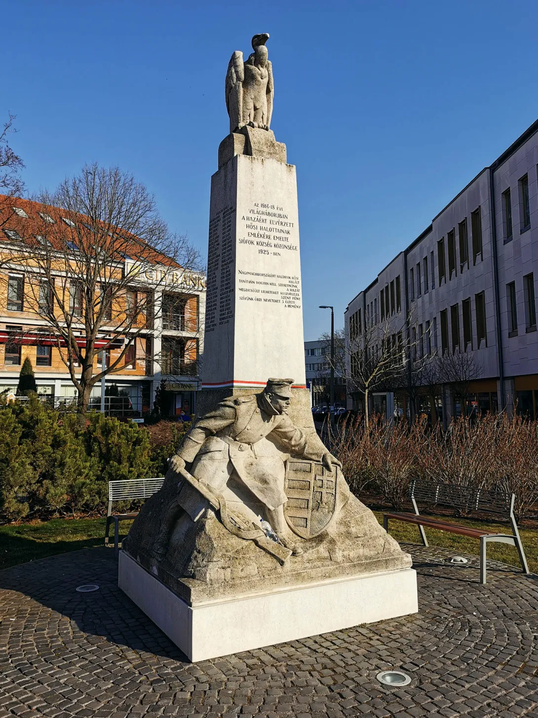 I. világháborús emlékmű, Siófok