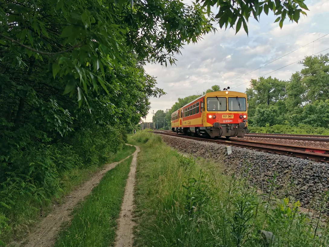 Hajnali kerékpározás a Hármas-Körös gáton