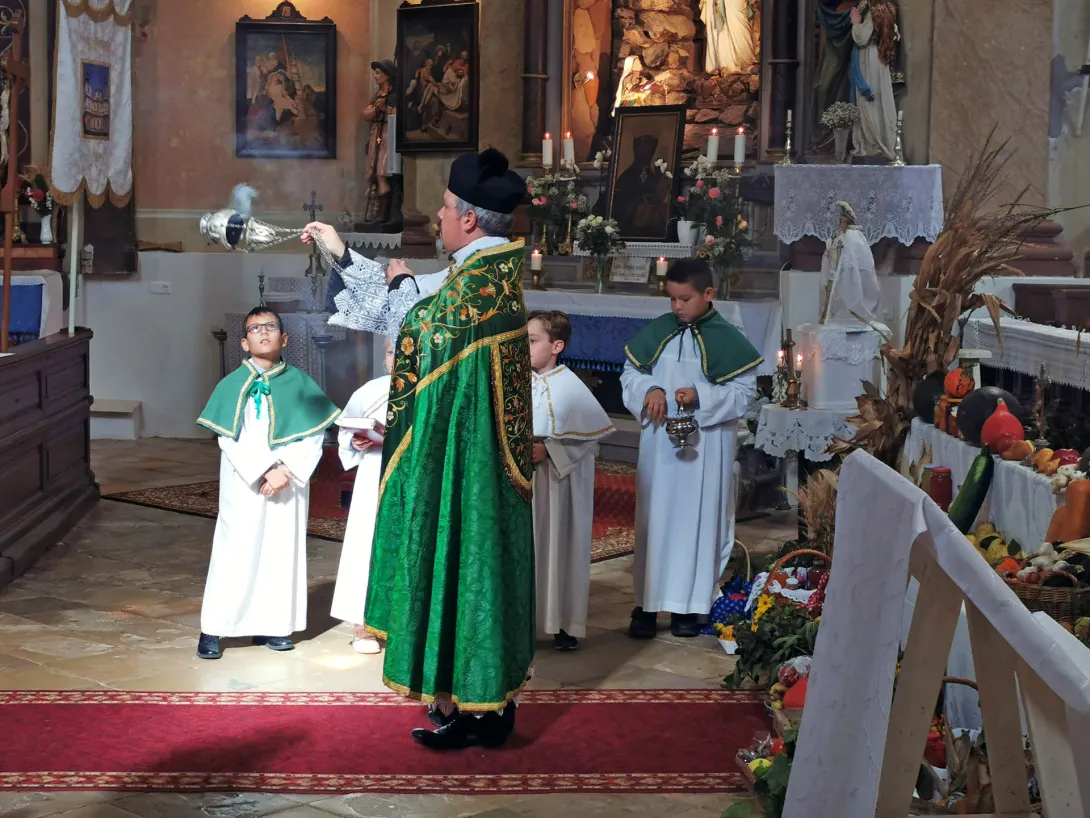 Terményáldás és betakarítás hálaadás, Szent Imre Katolikus Templom