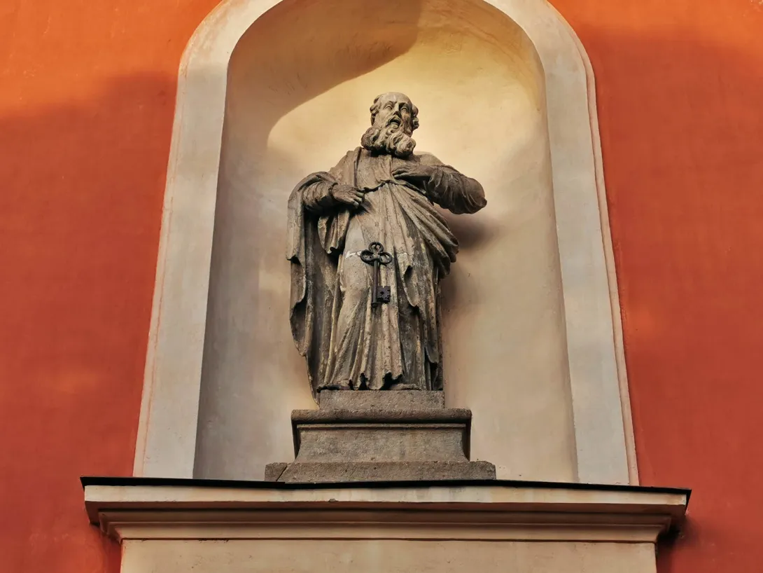 Szent Péter szobor, Szent Imre Katolikus Templom, Gyomaendrőd