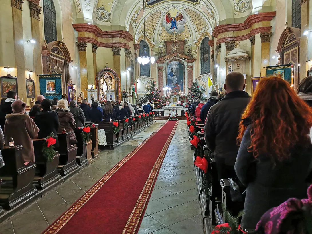 Szentesti (Éjféli) mise, Gyomaendrőd, Szent Imre Katolikus Templom