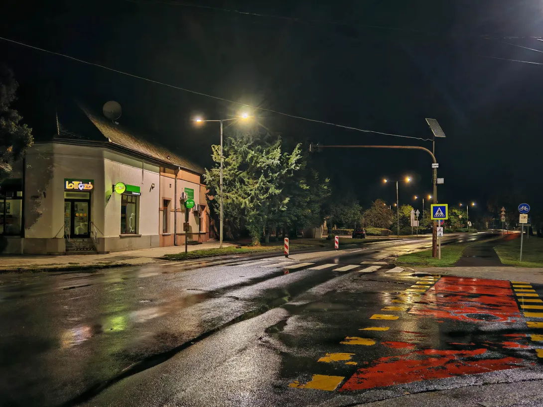 Esti utca eső után, Gyomaendrőd
