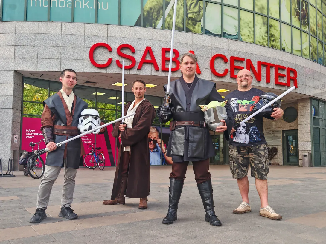 A Mandalóri és Grogu (The Mandalorian & Grogu) premier a Center moziban - "Flashmob"